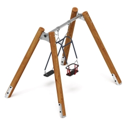 Качели семья (Лиственница темный) ИО 11.Р.07.01-Л.И1.01, фото 4