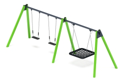 Качели М3 (зеленый) ИО 13.М.06.03.03.01-02, фото 4