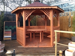 Шестигранная беседка Амкува, фото 1 Шестигранная беседка Амкува, фото 1