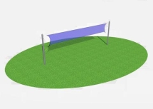 Стойки волейбольные (2шт+сетка) СВС-99  Стойки волейбольные (2шт+сетка) СВС-99