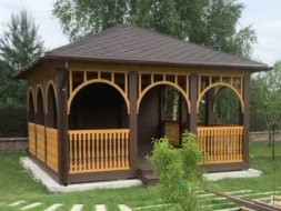 Квадратная беседка КАПРИЗ, фото 1 Квадратная беседка КАПРИЗ, фото 1