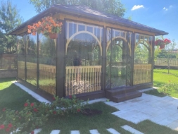 Квадратная беседка КАПРИЗ, фото 3 Квадратная беседка КАПРИЗ, фото 3