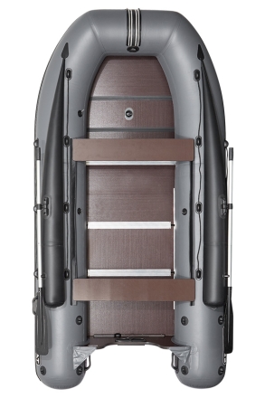 Моторная лодка ПВХ Фрегат 370 F Серый с фальшбортом, фото 1