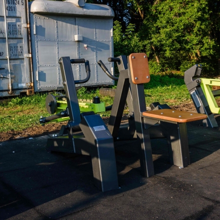 Power-1809 Уличный тренажер Наклонная тяга с переменной нагрузкой Zavodsporta, фото 8