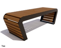 Скамейка уличная Времена года, Сосна 2,5 м Скамейка уличная Времена года, Сосна 2,5 м