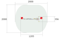 Развивающий элемент Автосервис РЭ012 для детской площадки