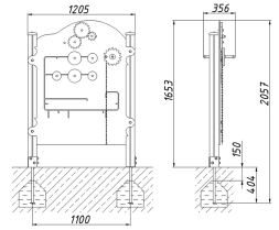 Развивающий элемент Автосервис РЭ012 для детской площадки, фото 4 Развивающий элемент Автосервис РЭ012 для детской площадки, фото 4