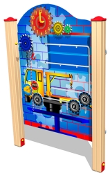 Развивающий элемент Автосервис РЭ012 для детской площадки, фото 2 Развивающий элемент Автосервис РЭ012 для детской площадки, фото 2