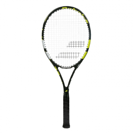 Ракетка б/т BABOLAT Evoke 102 Gr3, арт.121203-271, для любит., композит,со струнами, черн-желт-бел, фото 1
