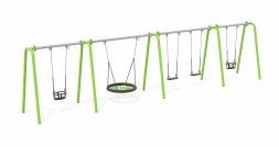 Качели Н24.043013 металлические для детской площадки, фото 1