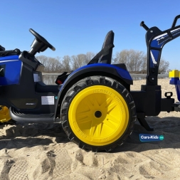 Электромобиль экскаватор-погрузчик A777MP синий, фото 10 Электромобиль экскаватор-погрузчик A777MP синий, фото 10