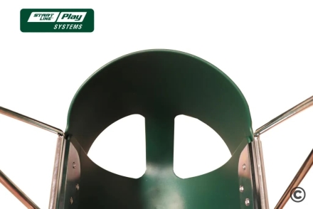 Качели SLP SYSTEMS 3 секции + лодочка белое + качеля с фиксацией зеленая + качеля с фиксацией желтое, фото 5