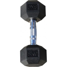 Гантель гексагональная обрезиненная ZSO, 8 кг Гантель гексагональная обрезиненная ZSO, 8 кг