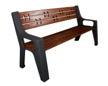 Скамейка чугунная Казань, Лиственница 0,6 м Скамейка чугунная Казань, Лиственница 0,6 м