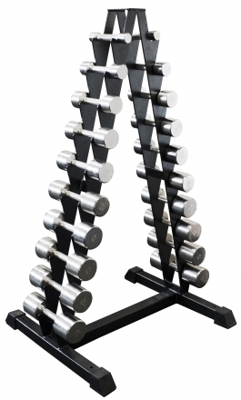 Гантель Barbell 2,5 кг неразборная фитнесс хром, фото 2