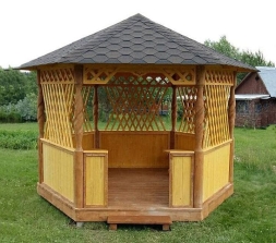 Шестигранная беседка ПРОСТОР, фото 2 Шестигранная беседка ПРОСТОР, фото 2