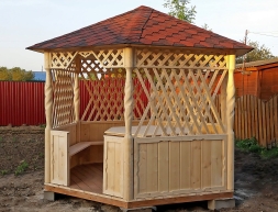 Шестигранная беседка ПРОСТОР, фото 1 Шестигранная беседка ПРОСТОР, фото 1