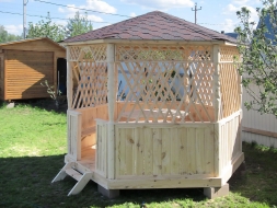 Шестигранная беседка ПРОСТОР, фото 7 Шестигранная беседка ПРОСТОР, фото 7