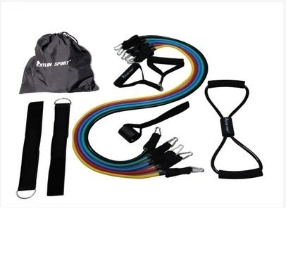 Эспандер трубчатый резиновый, Kylin Sport 100 с пятью жгутами, фото 1