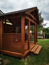 Квадратная беседка Еловая Квадратная беседка Еловая