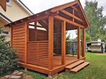 Квадратная беседка Еловая Квадратная беседка Еловая