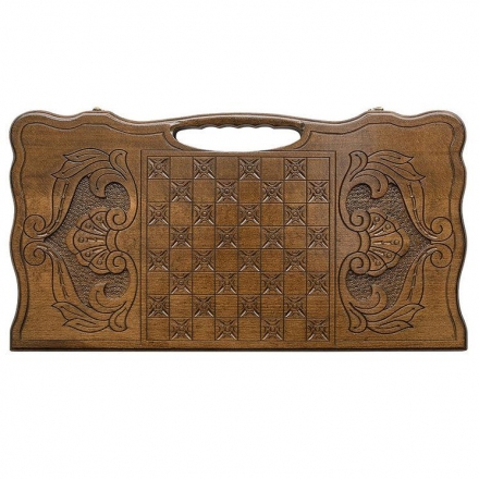 Нарды резные "Россия" с ручкой 60, Haleyan, фото 4