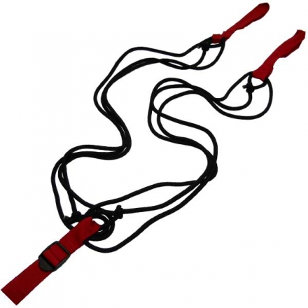 Эспандер лыжника боксера удлиненный Люкс с ручками лямками, фото 1