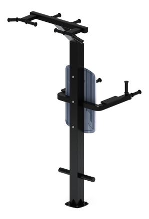 Турник три хвата+брусья (серый) - Уличный тренажер - СТ 012-13, фото 3