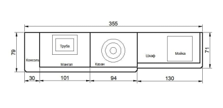 Мангал с казаном Тандем, фото 3