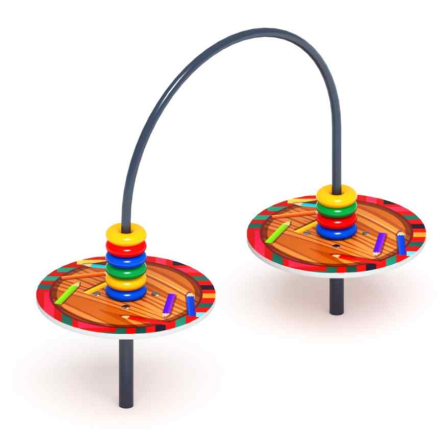 Счеты со столиком (карандаши) - Игровая панель - МФ 22.01.06-01.И1, фото 1