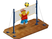 Стойки волейбольные на растяжках, пара Стойки волейбольные на растяжках, пара