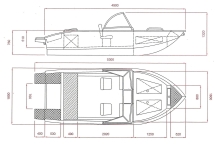 Алюминиевая лодка ALUTON 490 Fish Алюминиевая лодка ALUTON 490 Fish