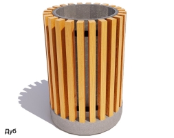 Урна с бетонным основанием Сквер, фото 3