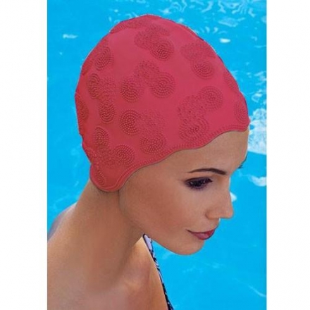 Шапочка для плав. жен. &quot;FASHY Moulded Cap&quot;, арт.3100-00-40, резина, красный, фото 1
