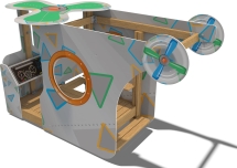 Игровой макет Коптер МД106.00.1 для детской площадки