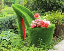 Топиари вазон Туфелька принцессы - газон Eco Топиари вазон Туфелька принцессы - газон Eco