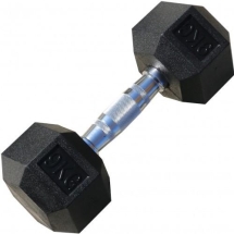 Гантель гексагональная обрезиненная ZSO, 9 кг Гантель гексагональная обрезиненная ZSO, 9 кг