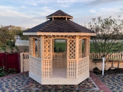 Шестигранная беседка НАГОЯ, фото 1 Шестигранная беседка НАГОЯ, фото 1