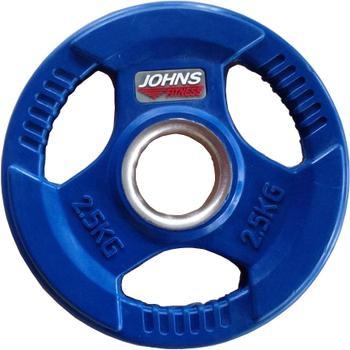 Диск JOHNS цветной 3-х хватовый обрезиненный d51мм, 2.5кг, фото 1