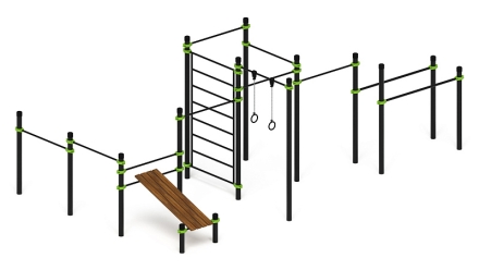 Воркаут 108 зеленый ВТ 12.23-02, фото 1