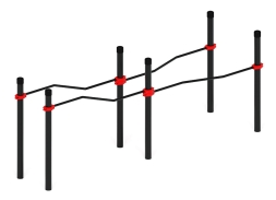 Воркаут ЛОВ 108 красный ВТ 102.17-01, фото 4 Воркаут ЛОВ 108 красный ВТ 102.17-01, фото 4