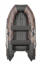 Лодка ПВХ Юкона (YUKONA) 300 НДНД надувная под мотор Серый
