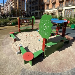 Песочница ВСТ 5659 со счетами для детской площадки, фото 6