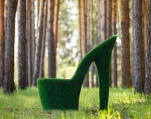 Топиари вазон Туфелька - газон Eco Топиари вазон Туфелька - газон Eco