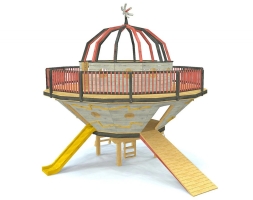 Игровой комплекс TORUDA WOOD Летающая тарелка, фото 1 Игровой комплекс TORUDA WOOD Летающая тарелка, фото 1