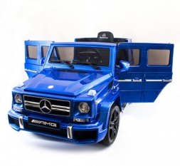 Детский электромобиль Mercedes Benz G63 LUXURY 2.4G - Blue - HL168-LUX, фото 5 Детский электромобиль Mercedes Benz G63 LUXURY 2.4G - Blue - HL168-LUX, фото 5