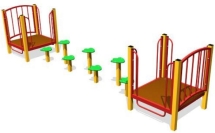 Уличный спортивный комплекс СГК-5 КС006 Уличный спортивный комплекс СГК-5 КС006