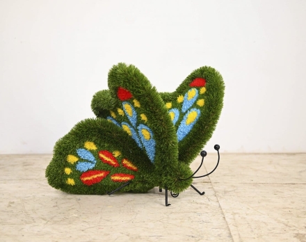 Топиари бабочка Тара, модель 2 - газон Eco+Deluxe, фото 1