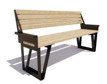 Парковая скамейка Ижевск, Лиственница 1,8 м Парковая скамейка Ижевск, Лиственница 1,8 м