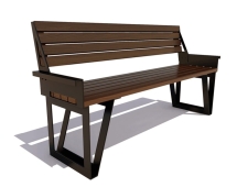 Парковая скамейка Ижевск, Лиственница 1,8 м Парковая скамейка Ижевск, Лиственница 1,8 м